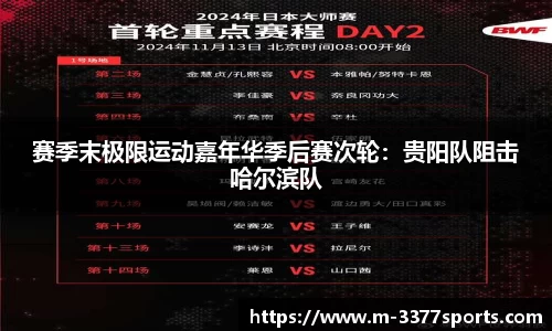 赛季末极限运动嘉年华季后赛次轮：贵阳队阻击哈尔滨队